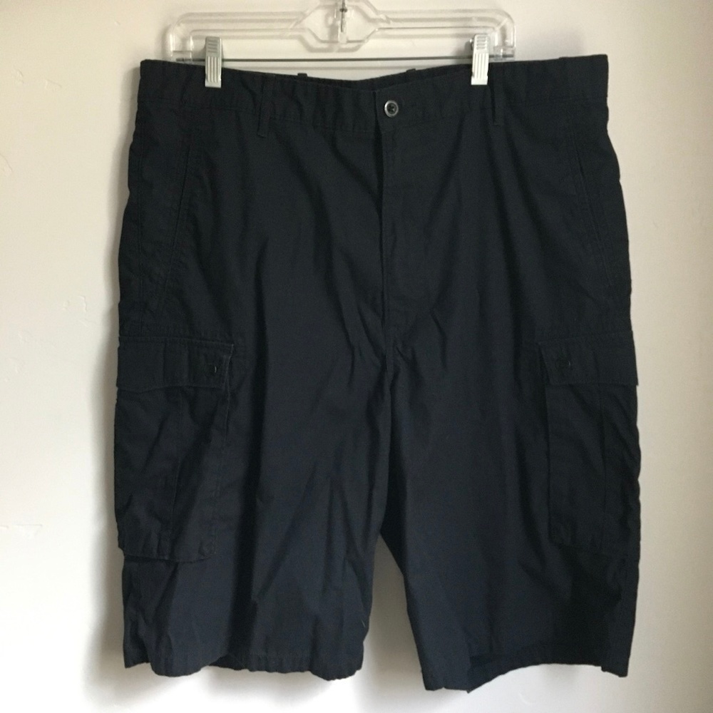 LEVI STRAUSS Men Cargo Shorts Size 38 Black